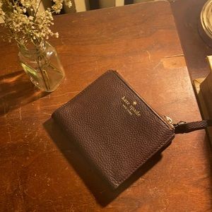 Kate Spade Burgundy Bifold Wallet